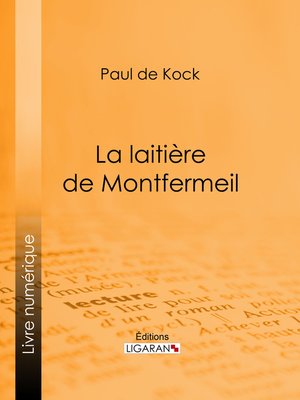 cover image of La laitière de Montfermeil